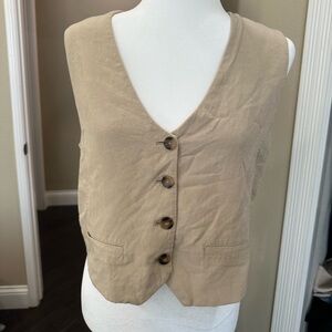 Zara Tan Vest